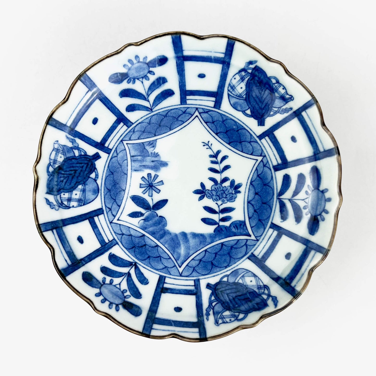 Kodai Plate Sometsuke (6"D)