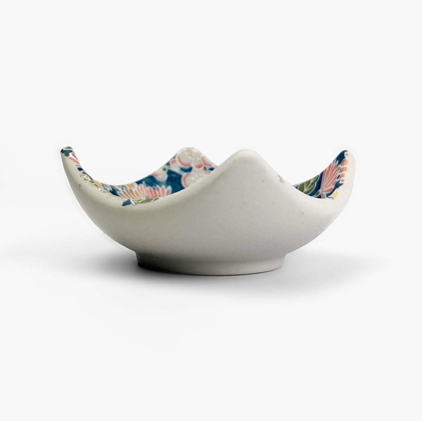 Sq. Dish Botan Nishiki Blue