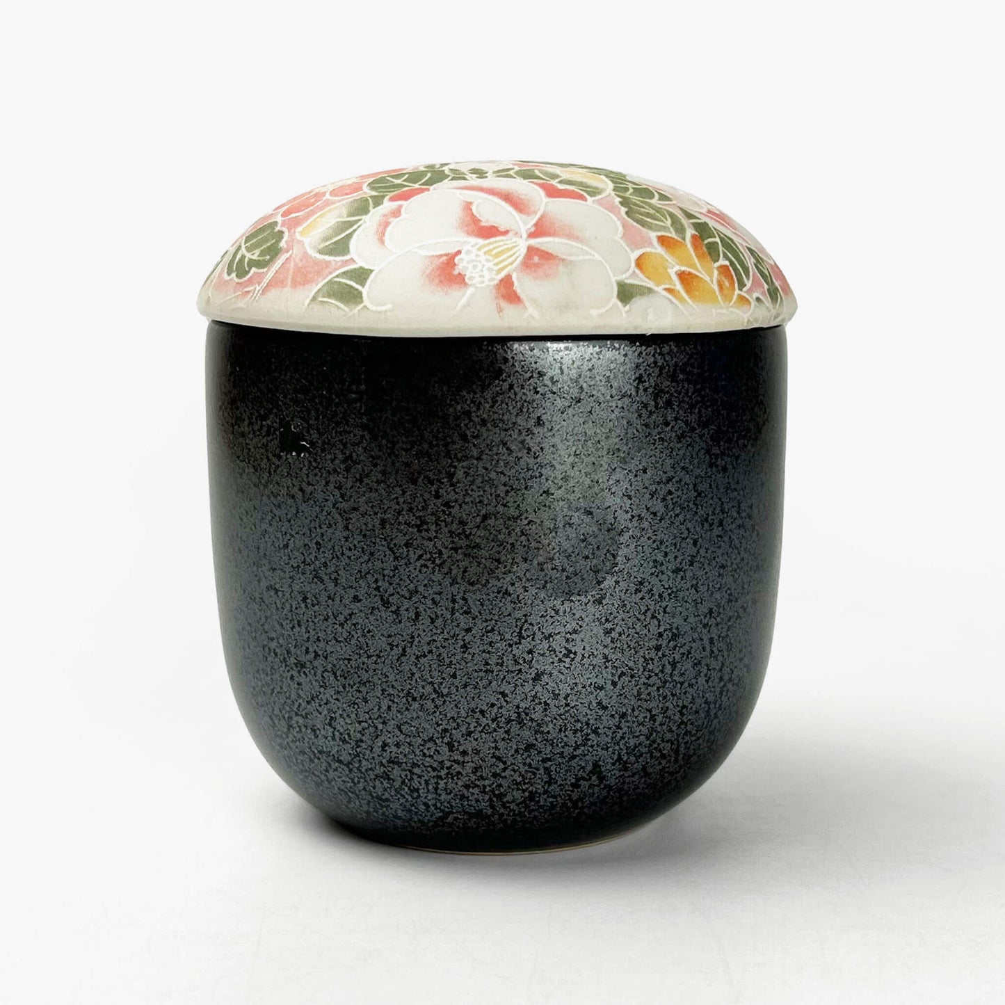Cov. Mushiwan Bowl Botan Nishiki Pink (4.5oz)