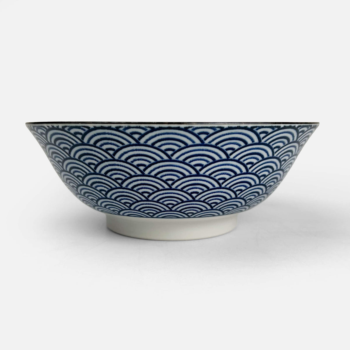 Ramen Bowl Seigaiha neko(7.27")