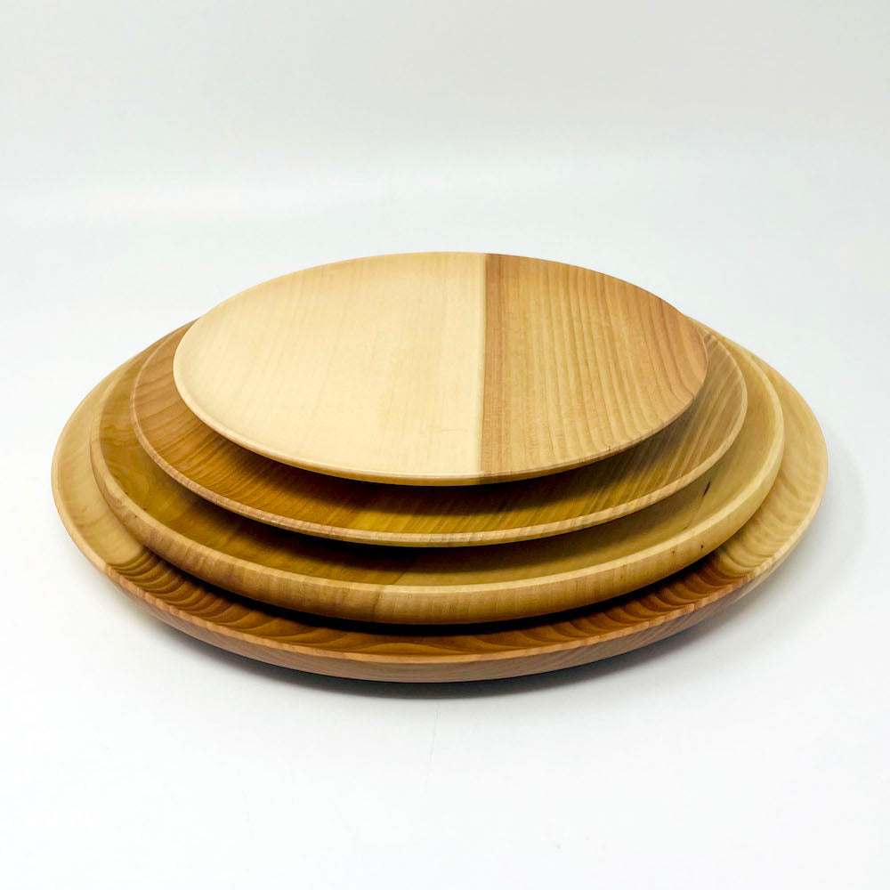 Wooden Plate Japanese Maple (8.25"D) image 2