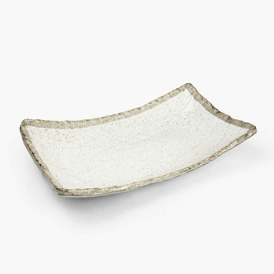 Rec.Plate Shiro Karatsu (10.5" x 6.5")