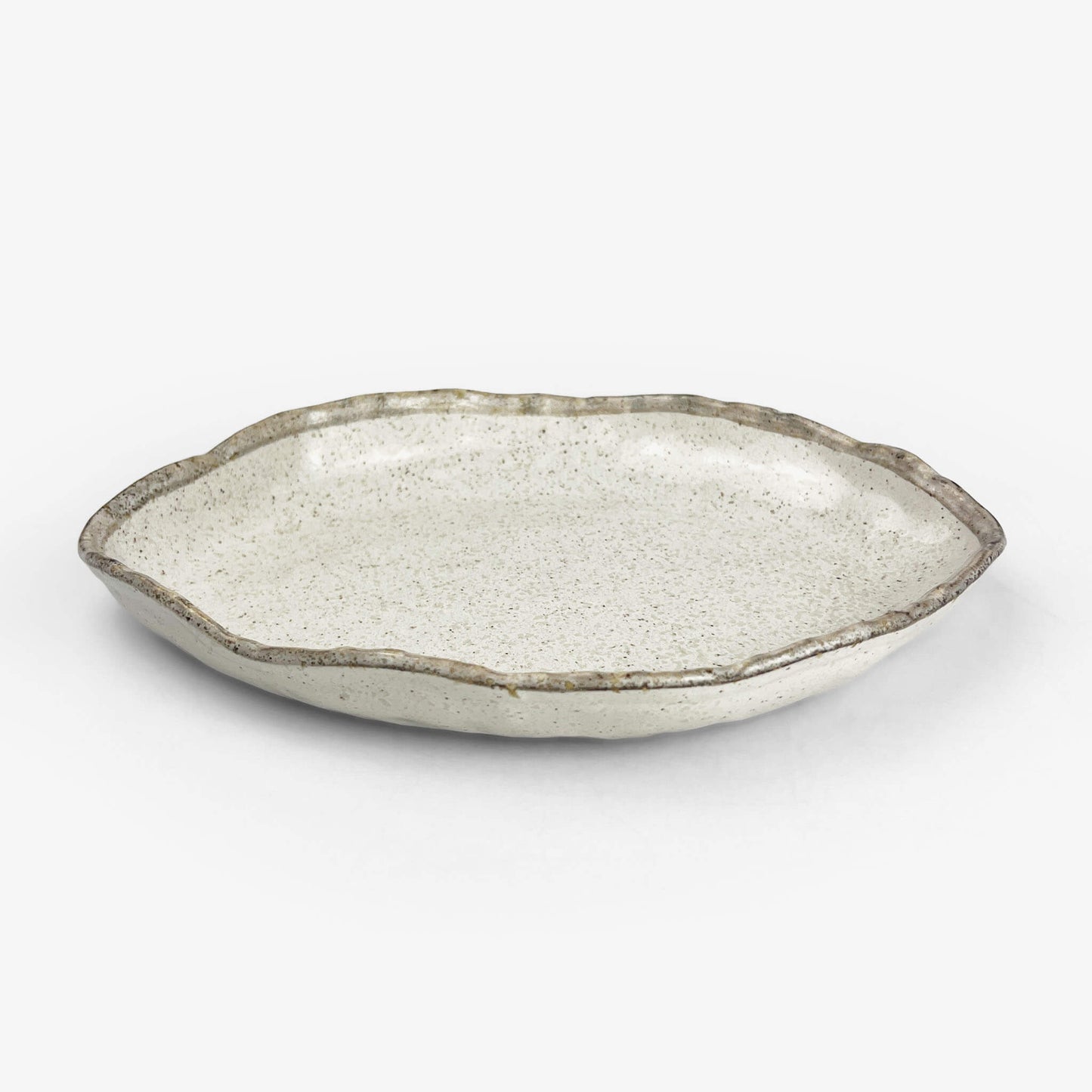 Oval Deep Plate Shirokaratsu (10.25"x7.25")
