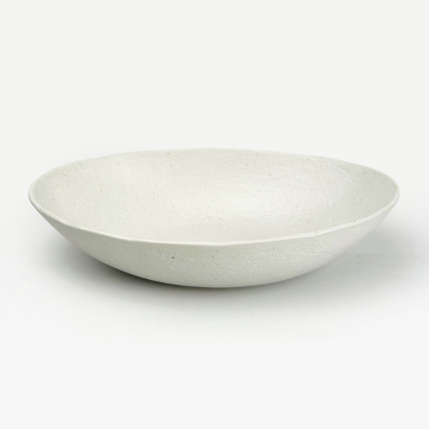 Oval Bowl White Matte Suname (10.5"x6.75")
