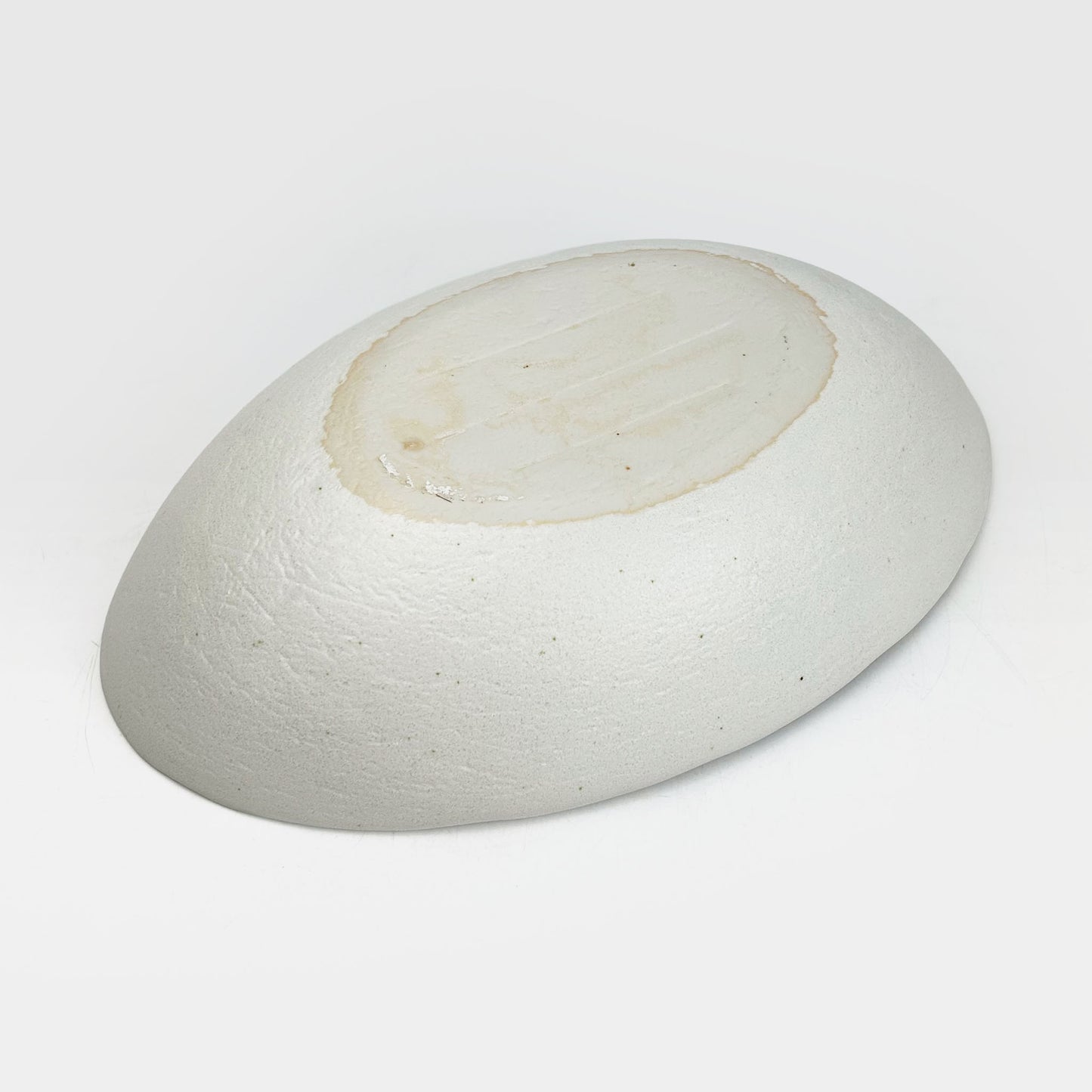 Oval Bowl White Matte Suname (10.5"x6.75")