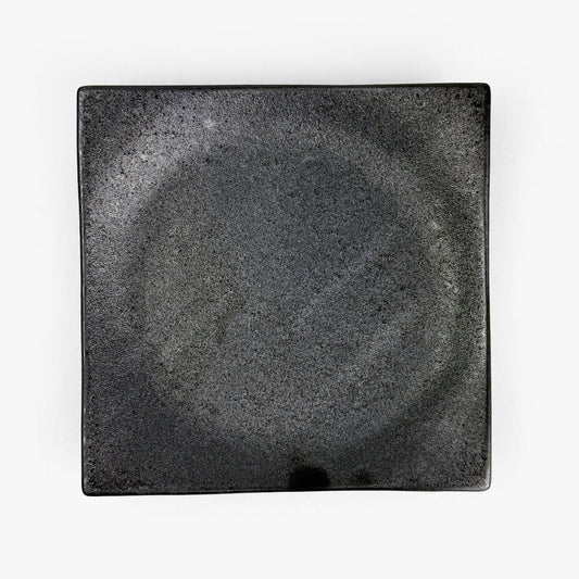 Sq.Plate Sumi Yohen (6.75"D)