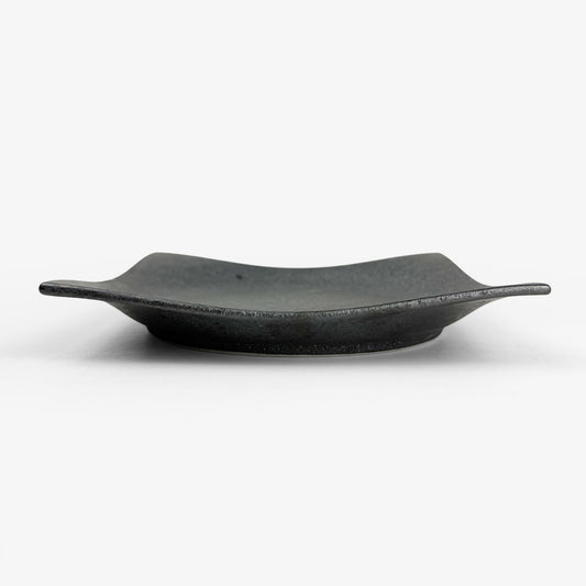 Sq.Plate Sumi Yohen (6.75"D)