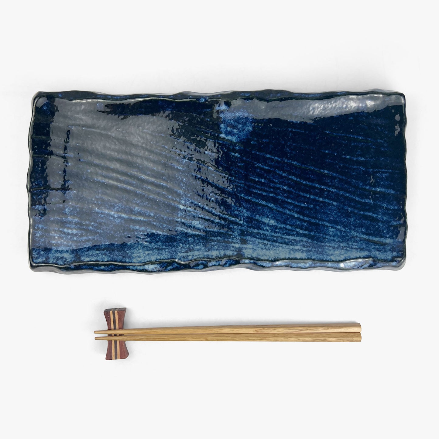 Rec. Plate Yohen Blue (12.5" x 6")