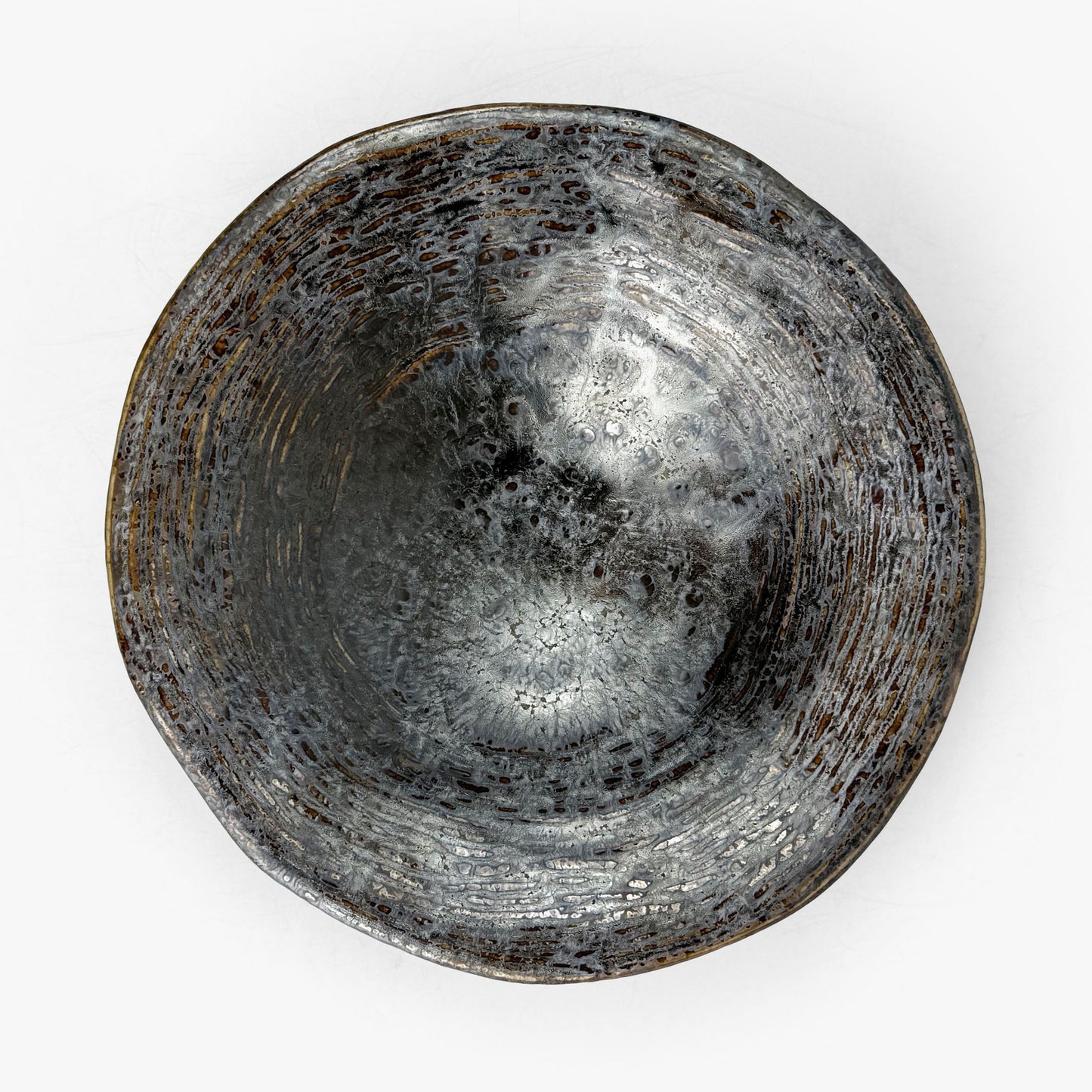 Shallow Bowl Kessho Ibushi (6.75"D)