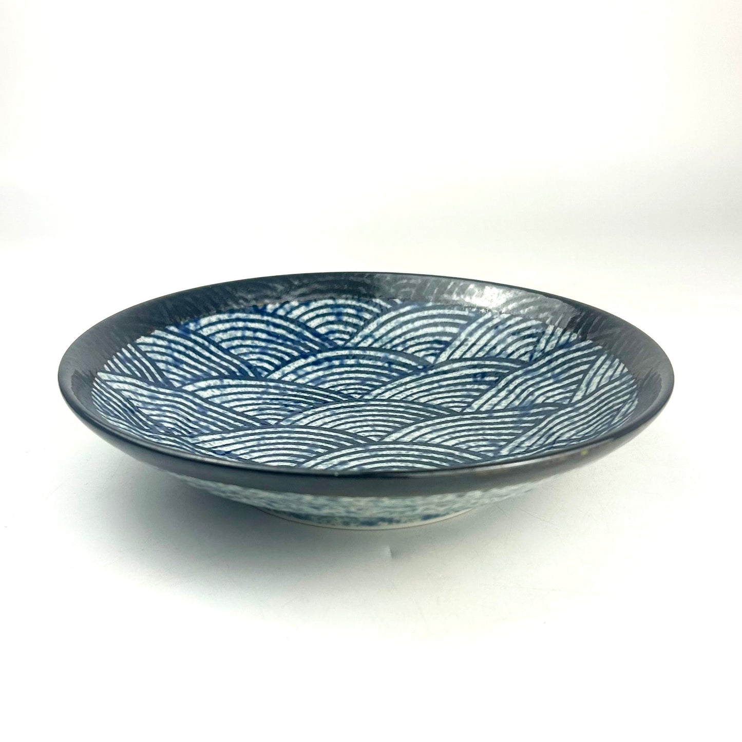 Deep Plate Seigaiha (9"D)