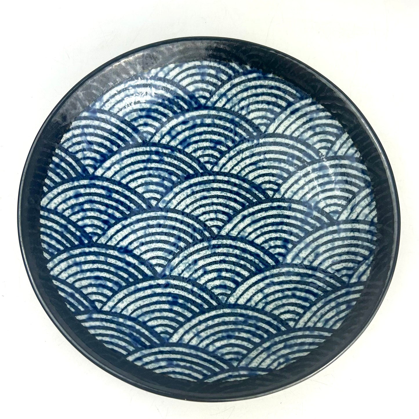 Deep Plate Seigaiha (9"D)