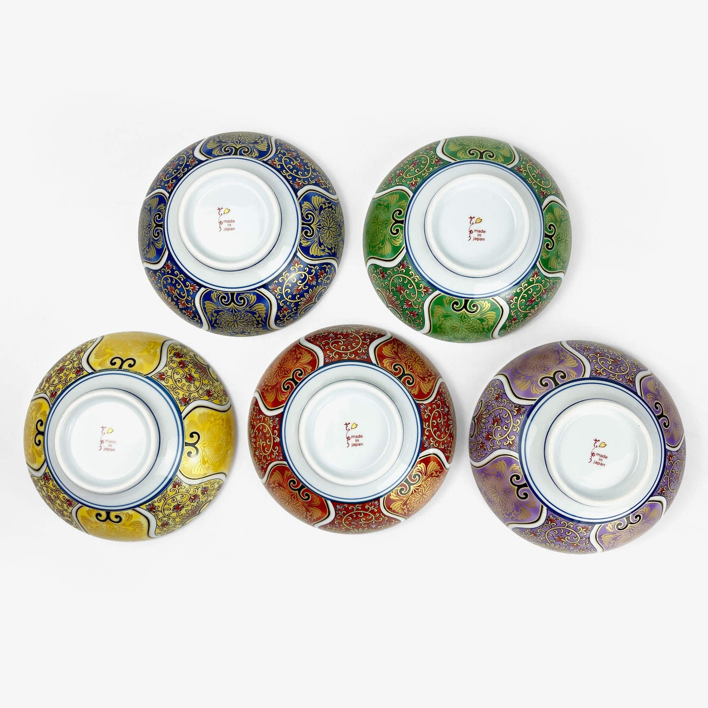 Arita Tayo Bowl set/5 Koimari (6"D)