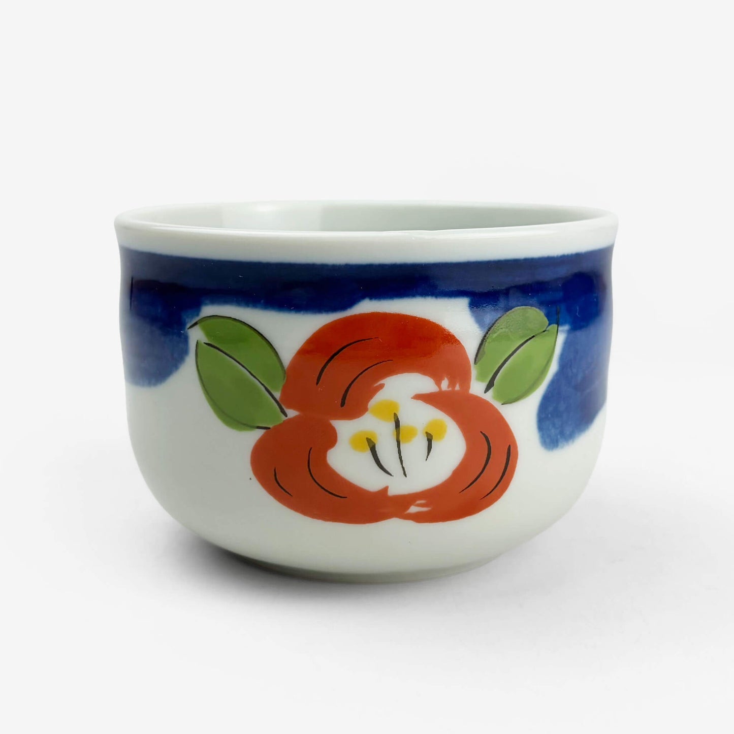 Cov. Mushiwan Bowl Nishiki Sazanka (8oz)