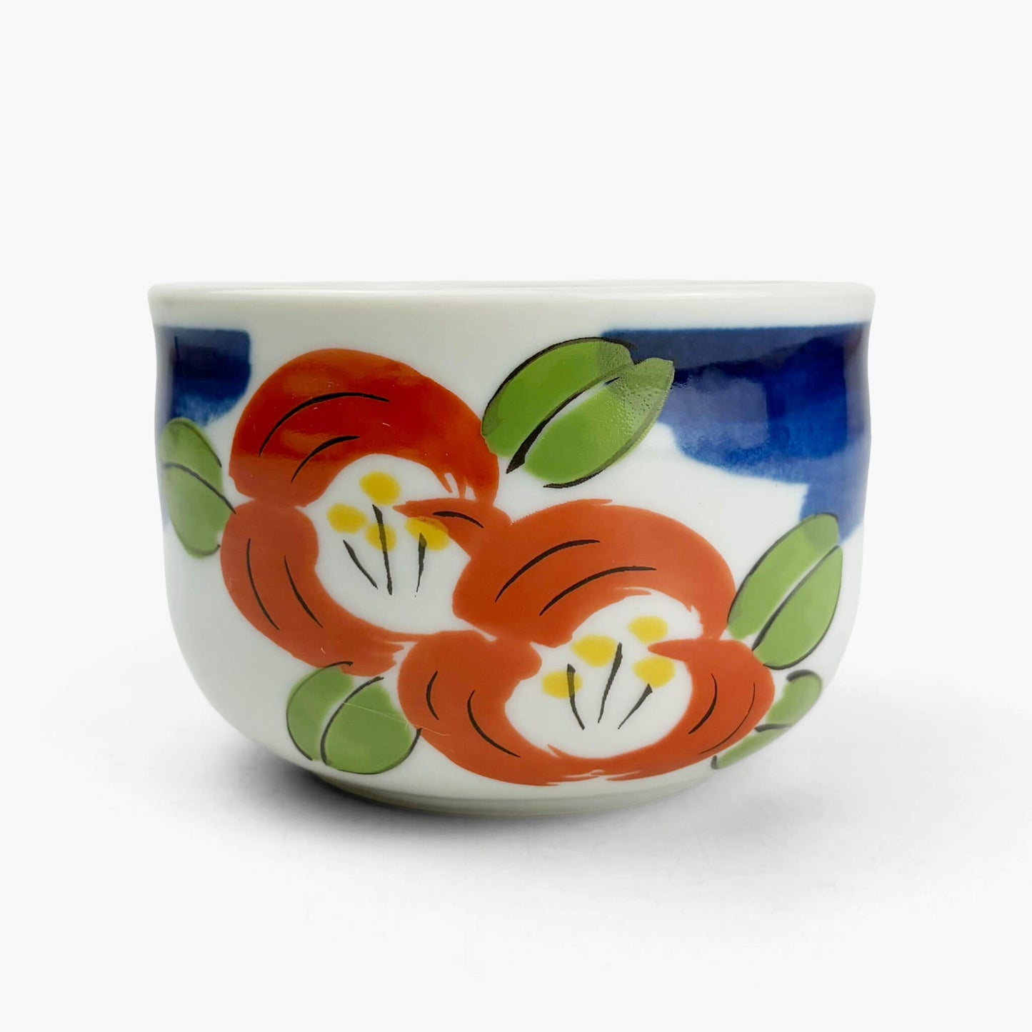 Cov. Mushiwan Bowl Nishiki Sazanka (8oz)