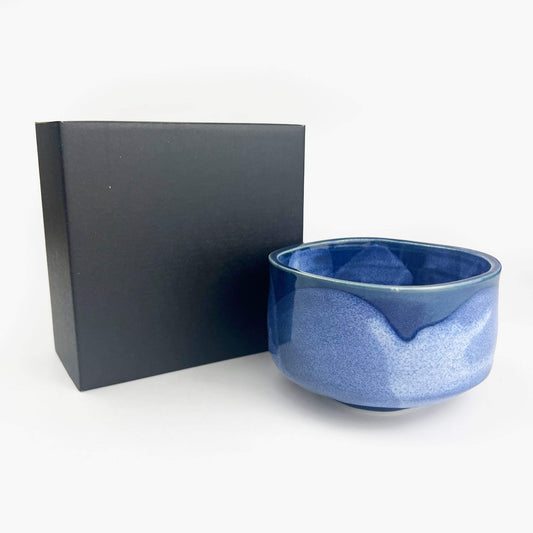 Matcha Bowl Blue Shino (4.75"D)