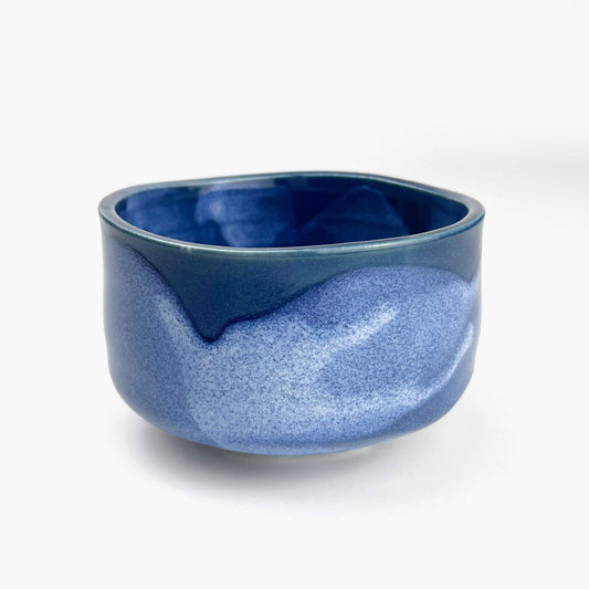 Matcha Bowl Blue Shino (4.75"D)