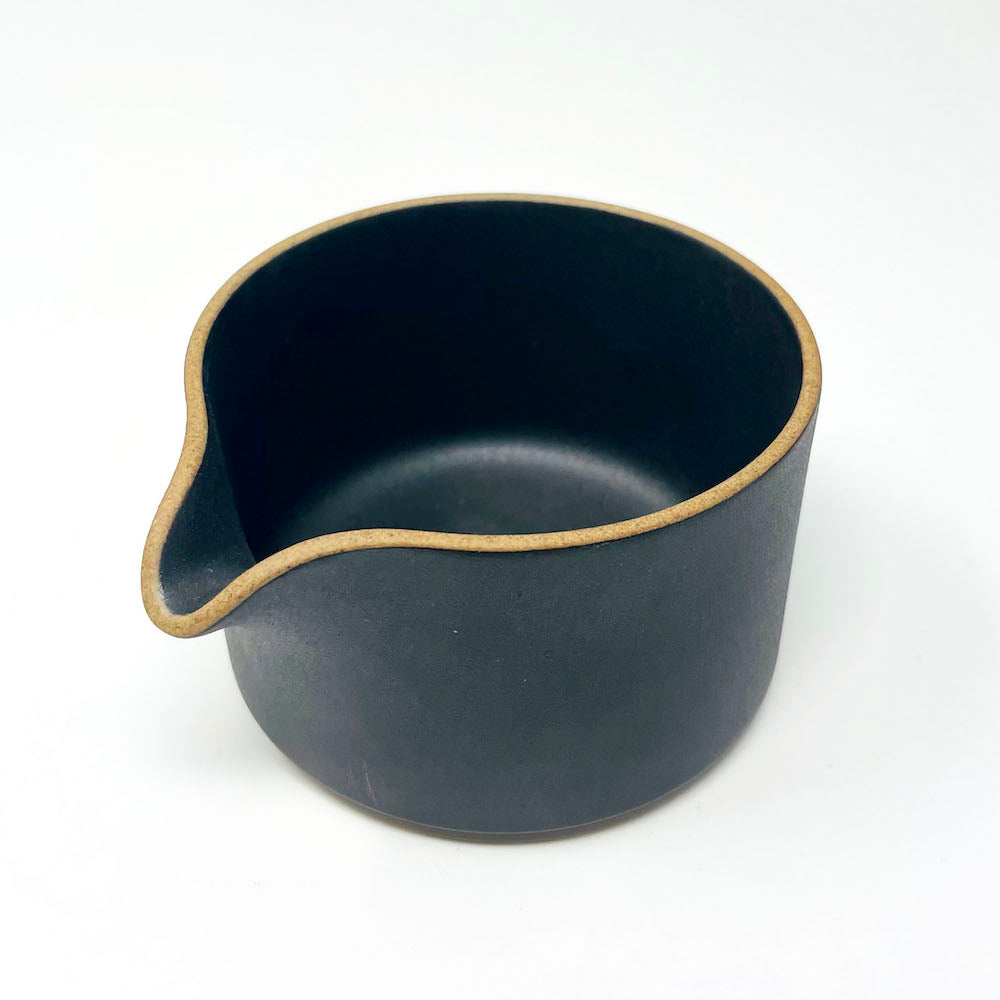 Hasami Porcelain Creamer - Black image 1