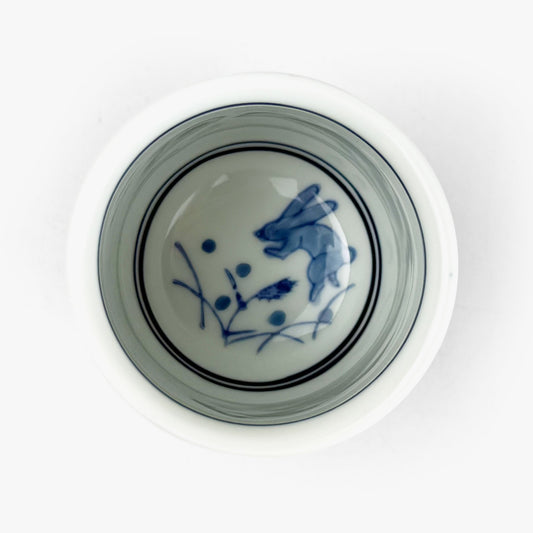 Yunomi Tea Cup Usagi Blue (5.5 fl oz)
