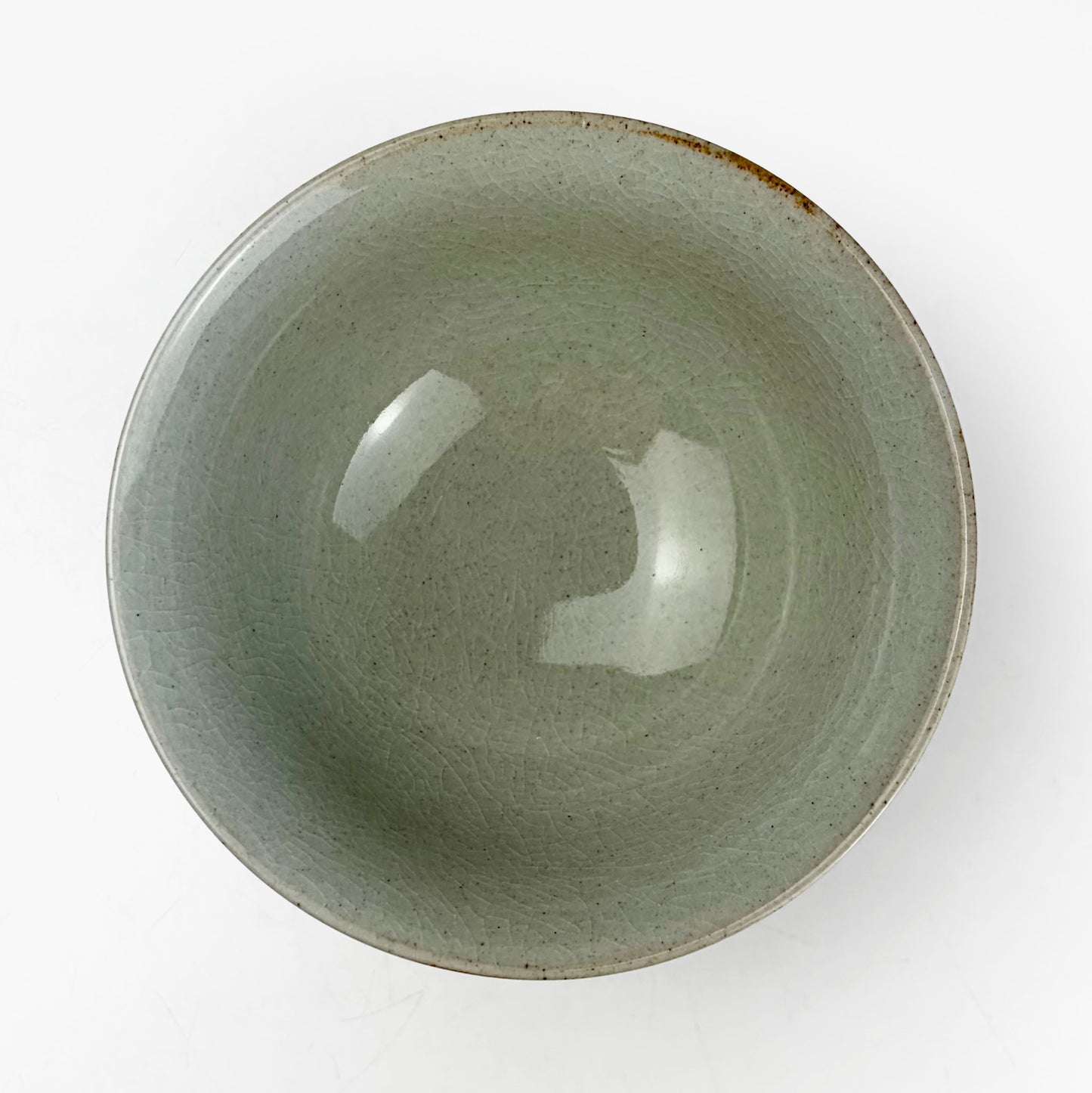 Arita Rice Bowl Nishoku Tokusa (5"D)