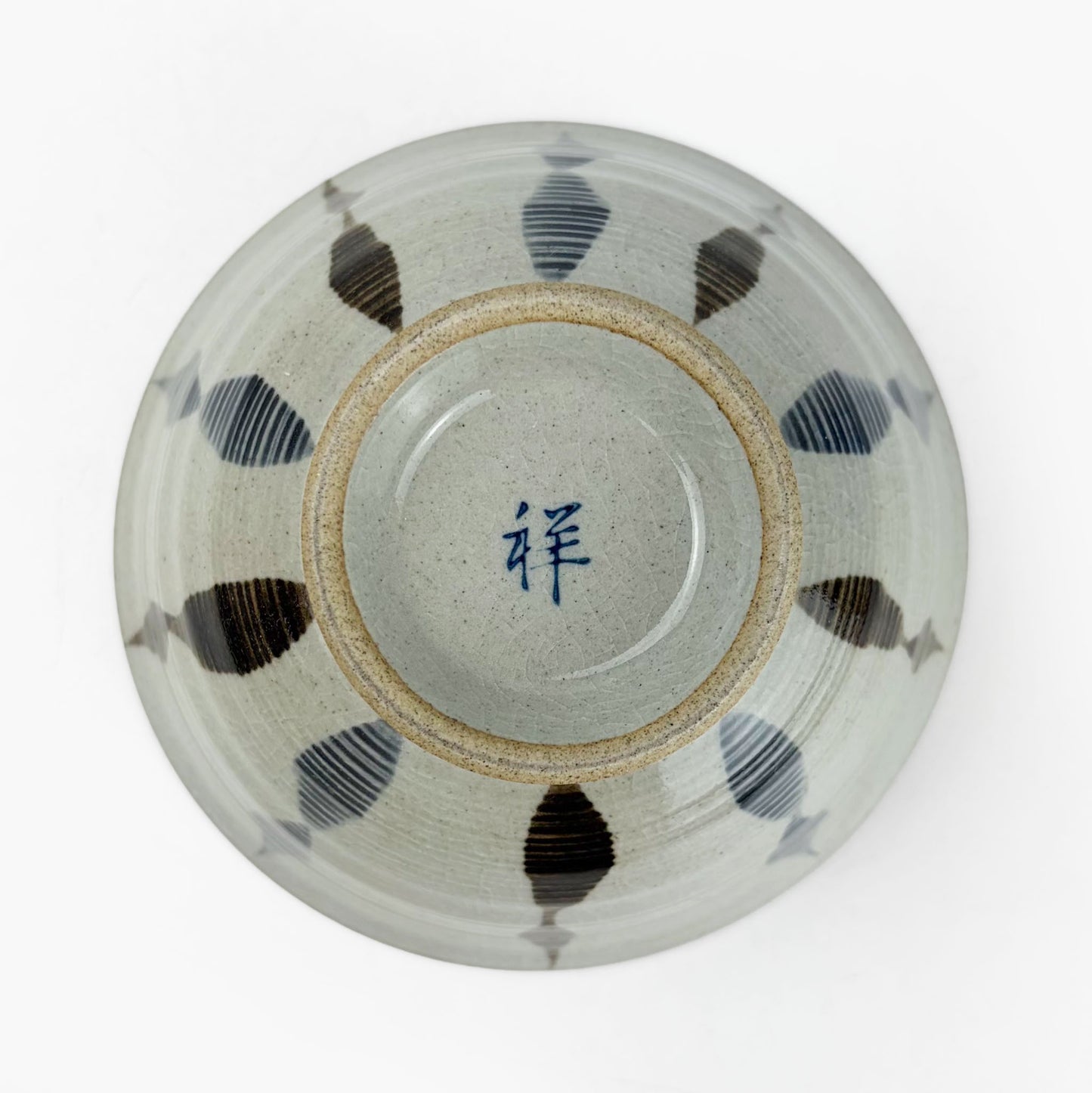 Arita Rice Bowl Nishoku Tokusa (5"D)