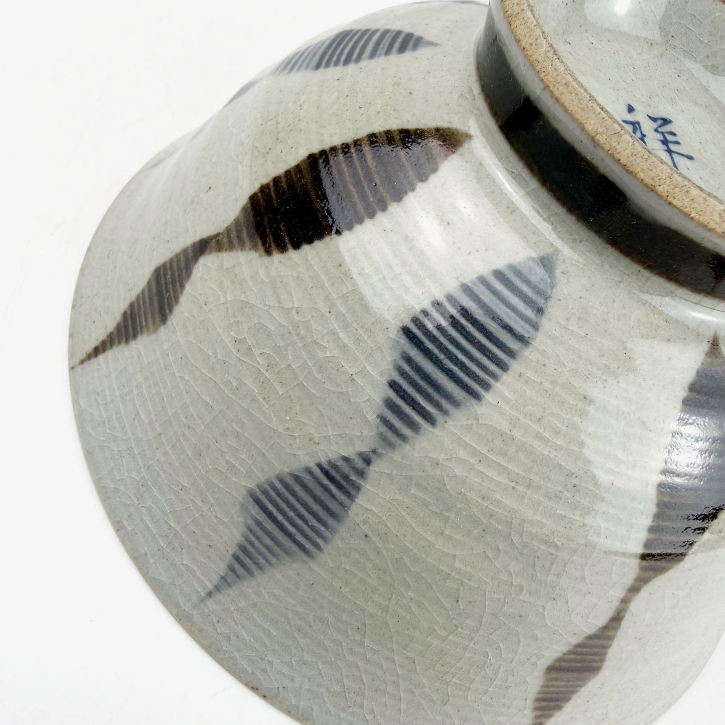 Arita Rice Bowl Nishoku Tokusa (5"D)