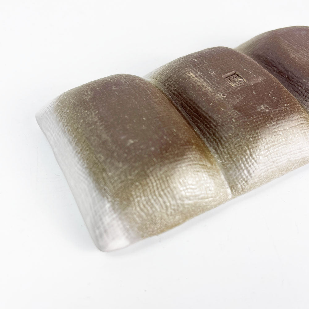 Seto-yaki 3 Divided Dish Unofu (5.25" x 2.5") image 3