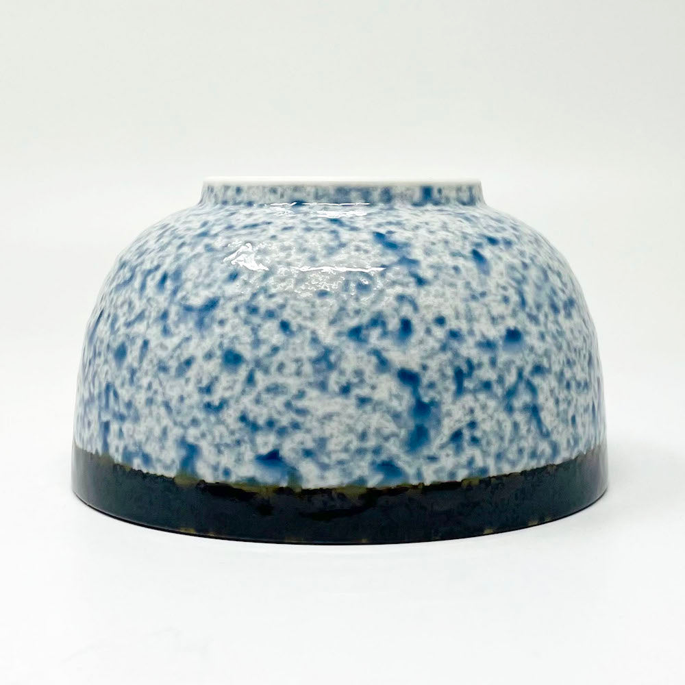 Navy Blue Seigaiha Tayo Bowl (5"D) image 3