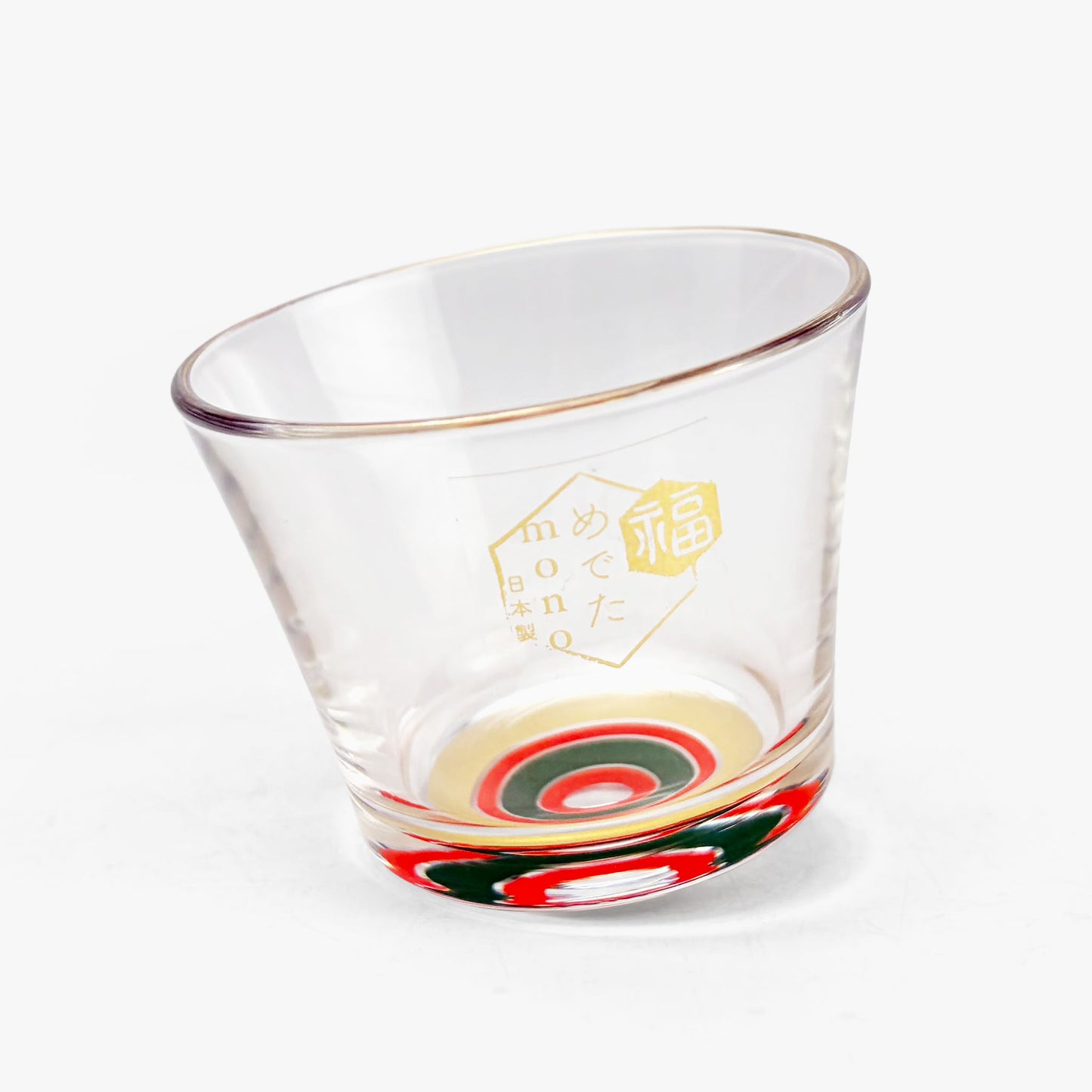 Glass Sake Cup Koma - Hakata  (2.5oz)