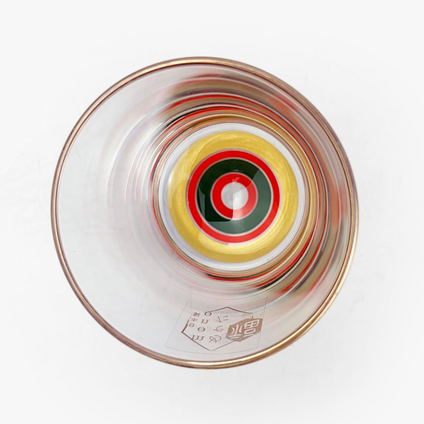 Glass Sake Cup Koma - Hakata  (2.5oz)