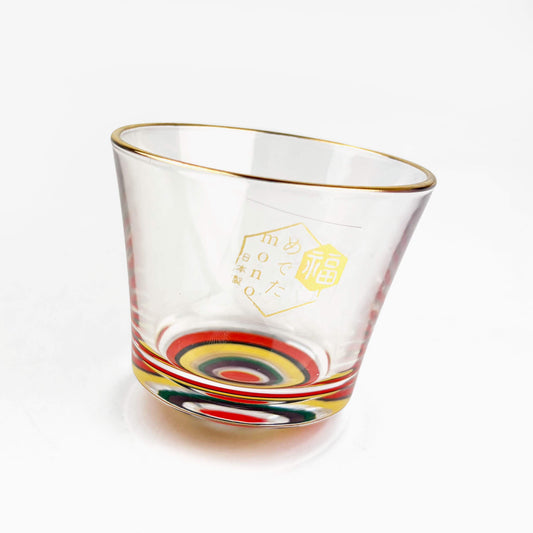 Glass Sake Cup Koma - EDO  (2.5oz)