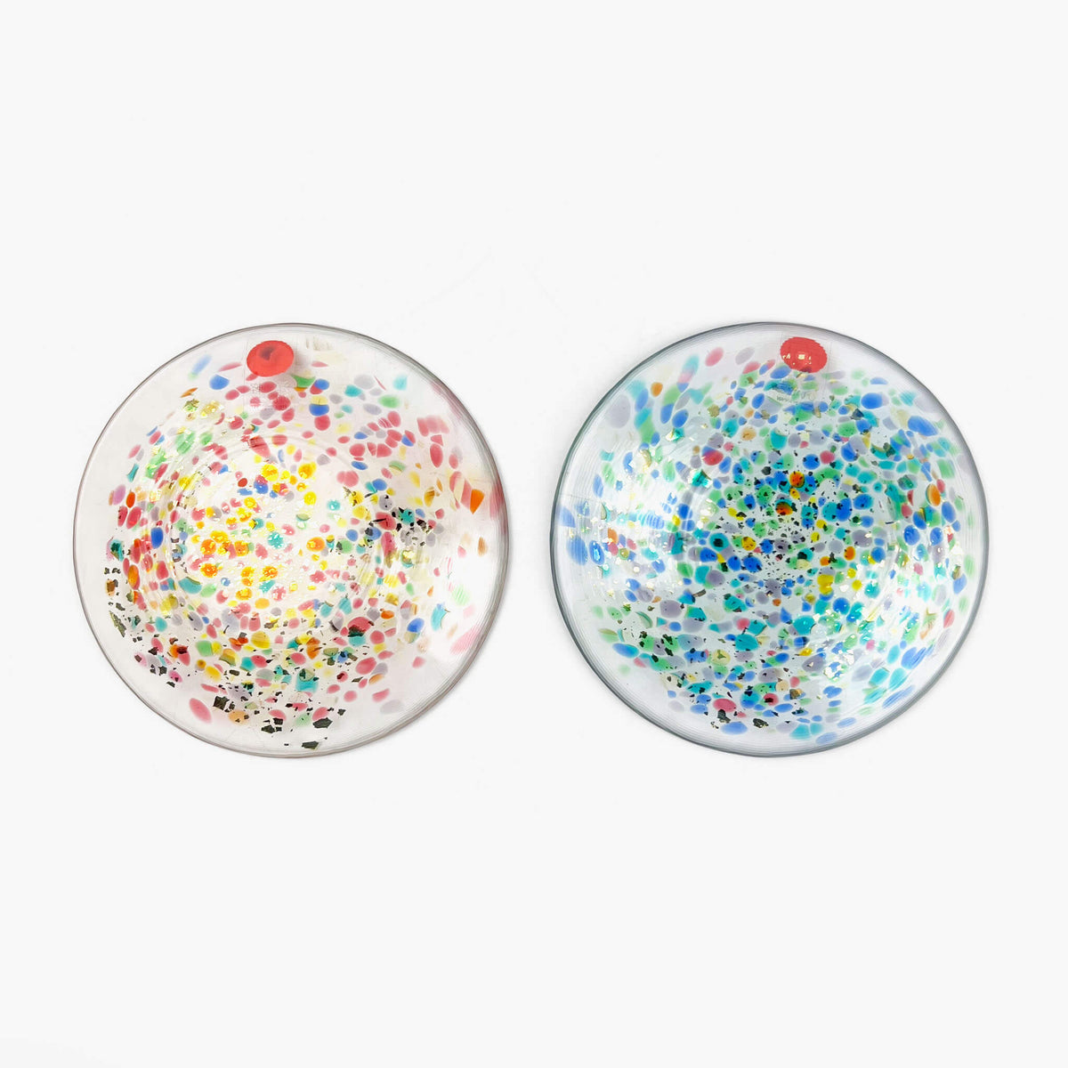 Tsugaru Vidro Glass Pair Dish Sakura (4"D)