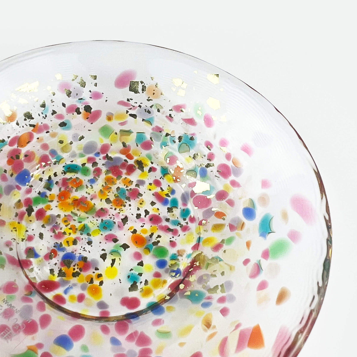 Tsugaru Vidro Glass Pair Dish Sakura (4"D)