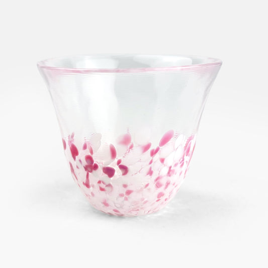 Tsugaru Vidro Glass Sake Cup Sakura (2.5 oz)