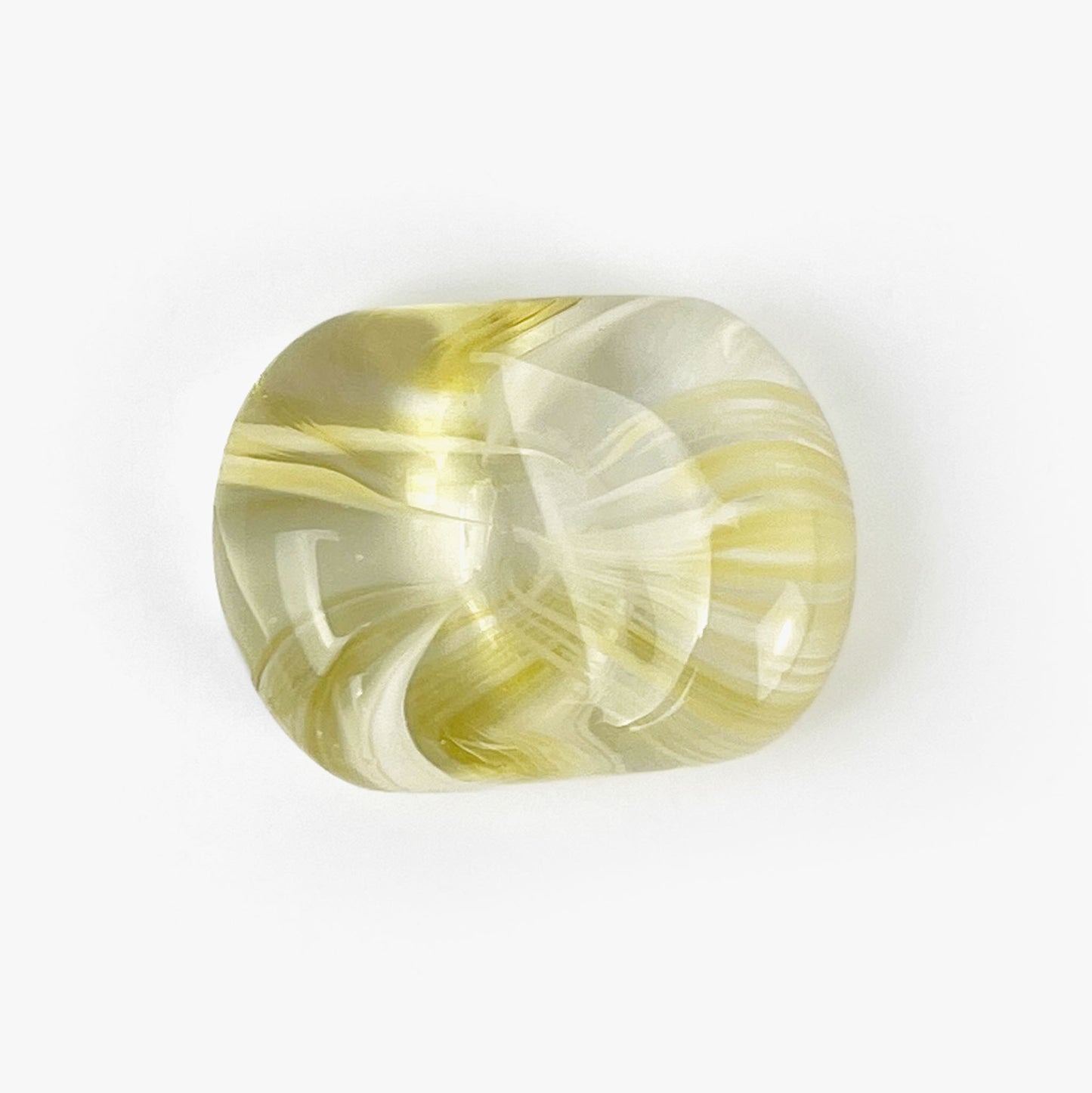 Glass mame Chopstick Rest Kohaku (1.25"x1")