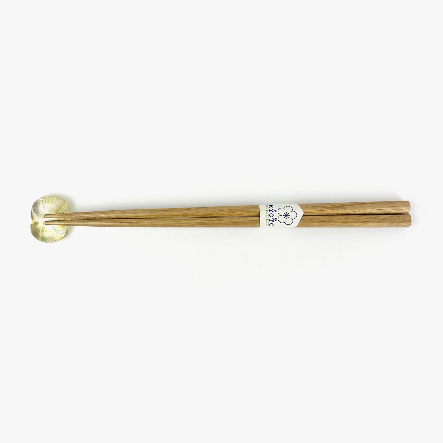 Glass mame Chopstick Rest Kohaku (1.25"x1")