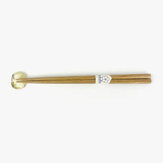 Glass mame Chopstick Rest Kohaku (1.25"x1")
