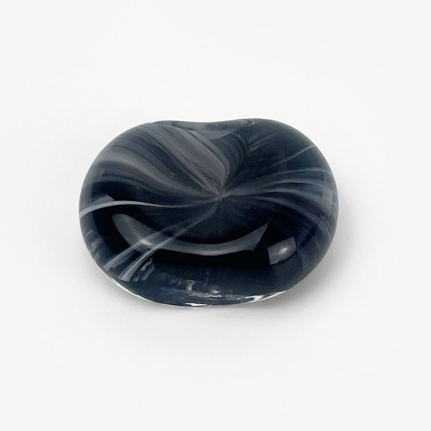 Glass mame Chopstick Rest Kuro (1.25"x1")