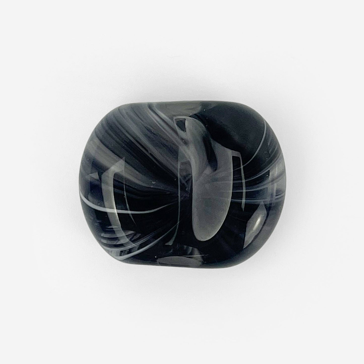 Glass mame Chopstick Rest Kuro (1.25"x1")