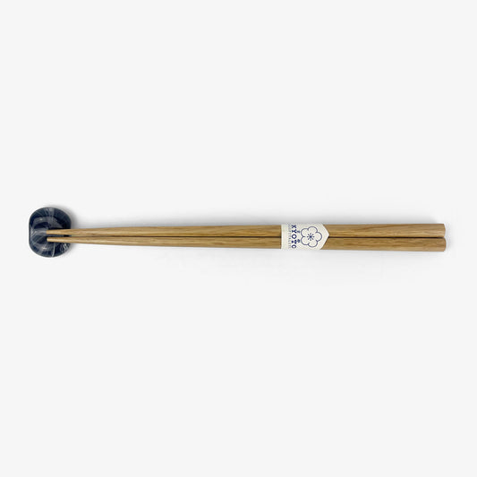 Glass mame Chopstick Rest Kuro (1.25"x1")
