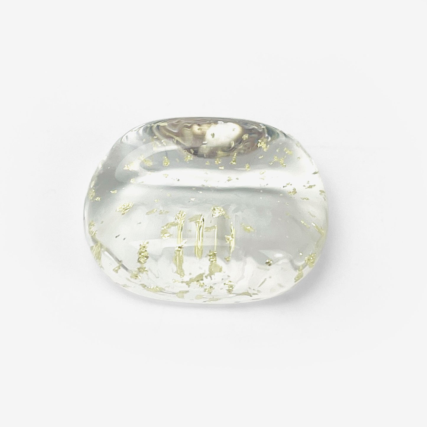 Glass mame Chopstick Rest Gold (1.25"x1")