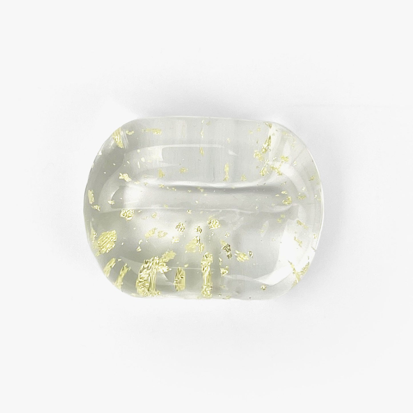 Glass mame Chopstick Rest Gold (1.25"x1")