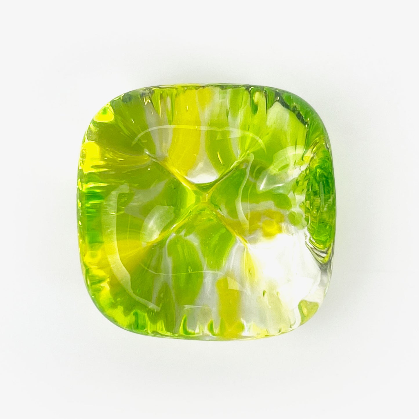 Glass Chopstick Rest Lemon (1.5")