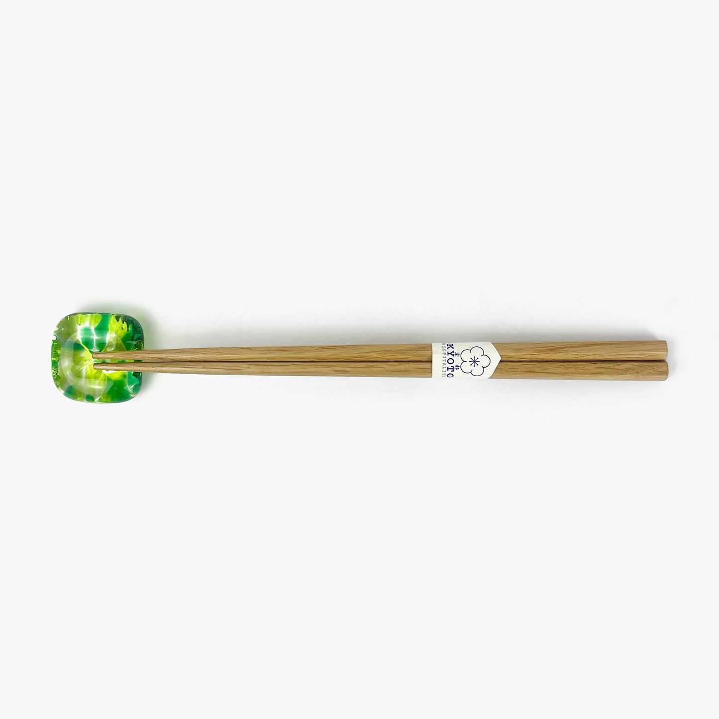 Glass Chopstick Rest Melon (1.5")