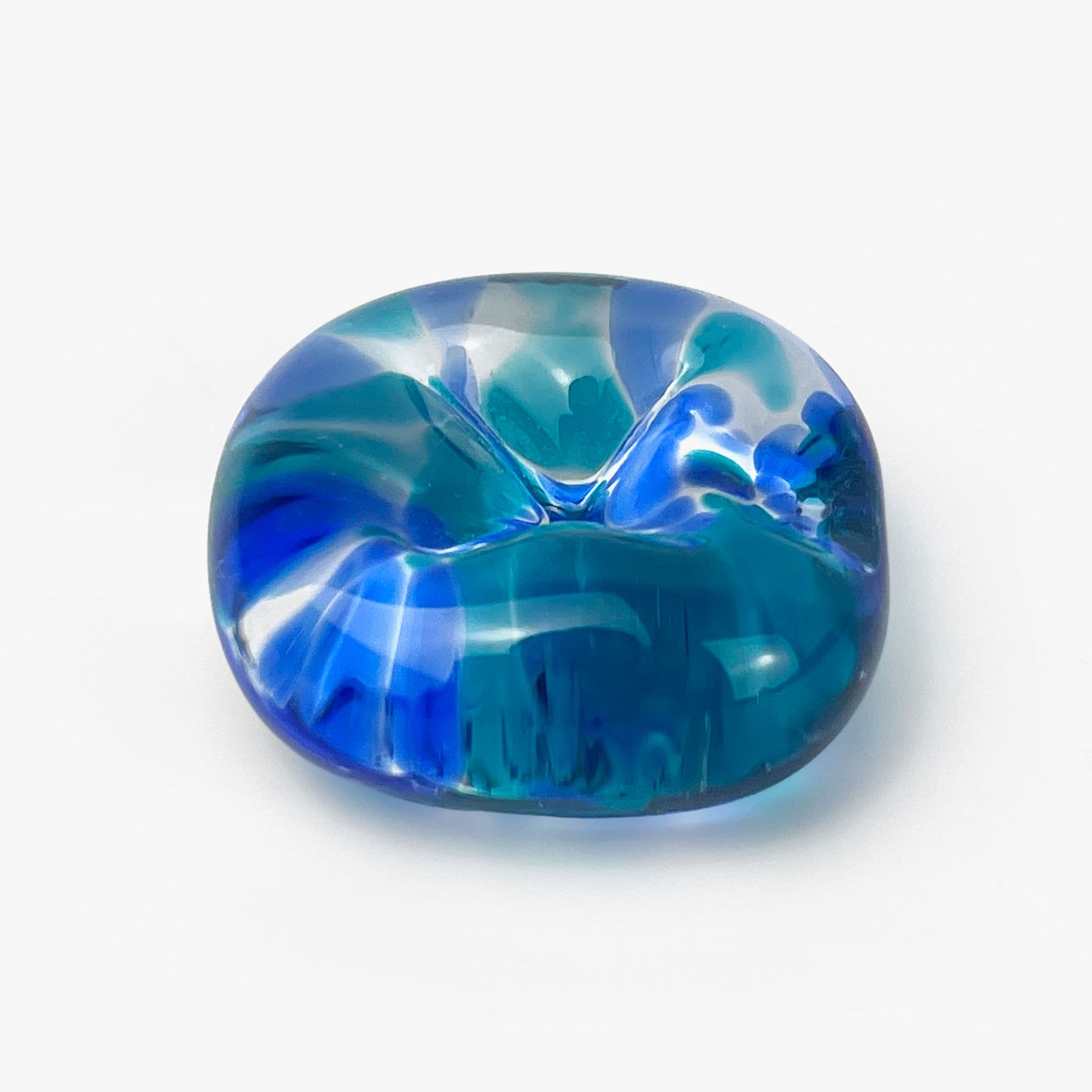 Glass Chopstick Rest Blueberry (1.5")