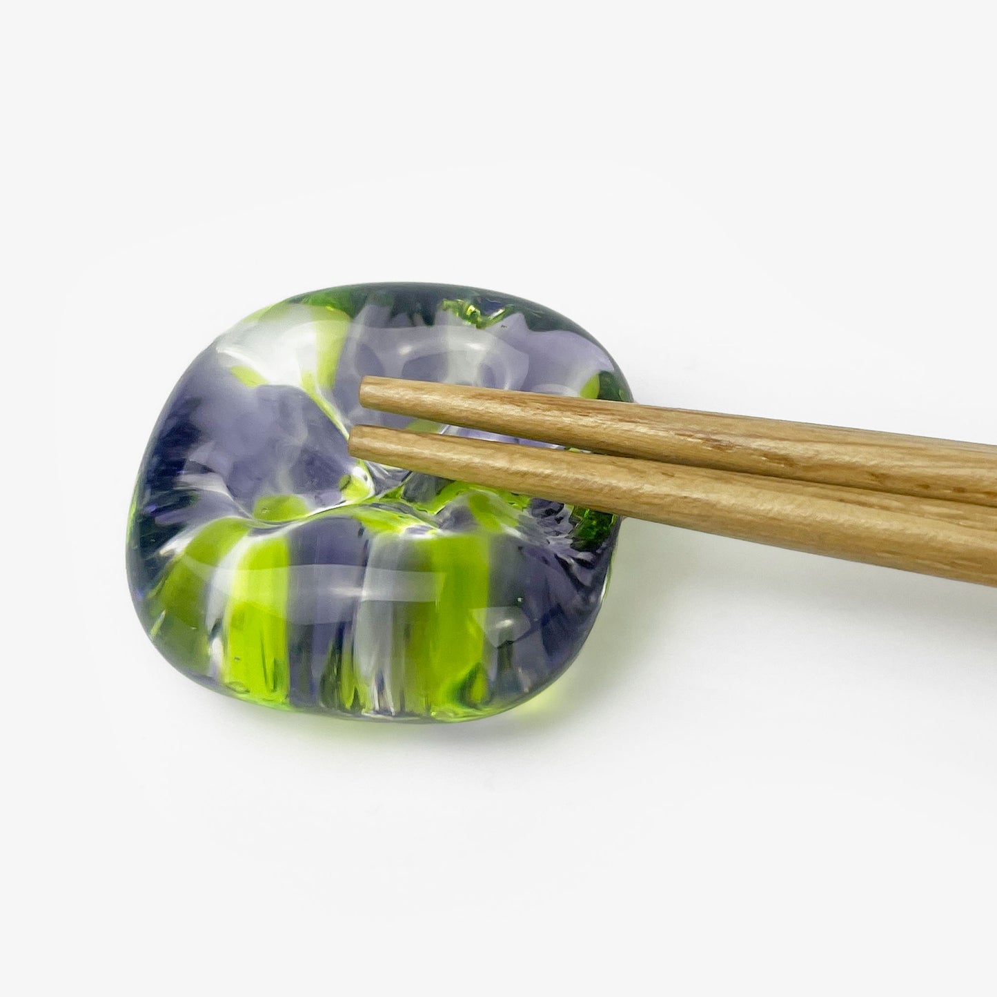 Glass Chopstick Rest Grape (1.5")