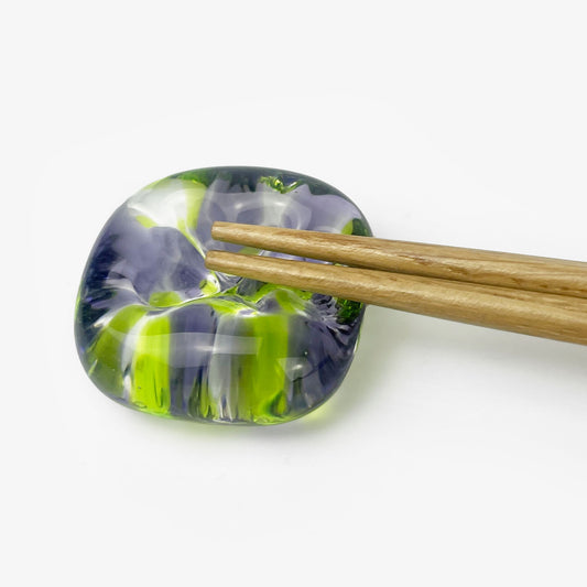 Glass Chopstick Rest Grape (1.5")