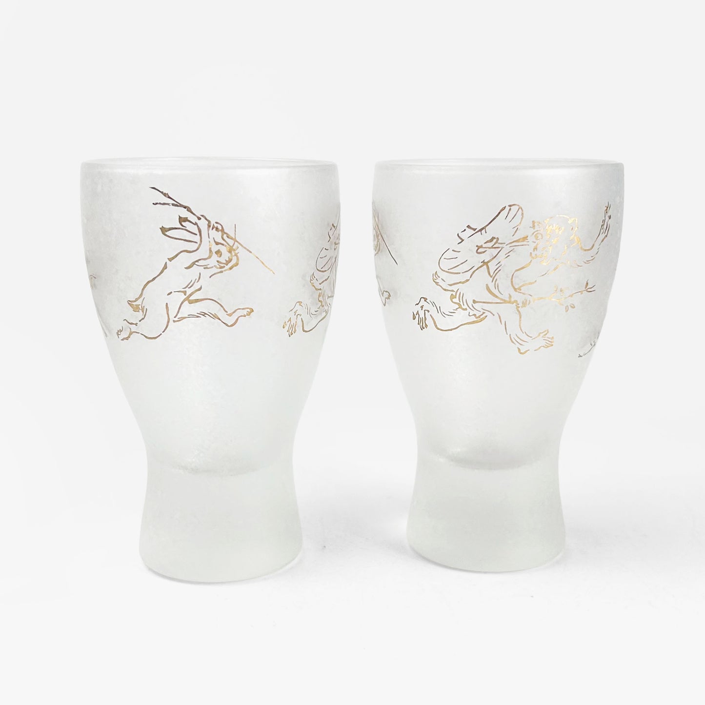 Pair Sake Glass Chojyugiga