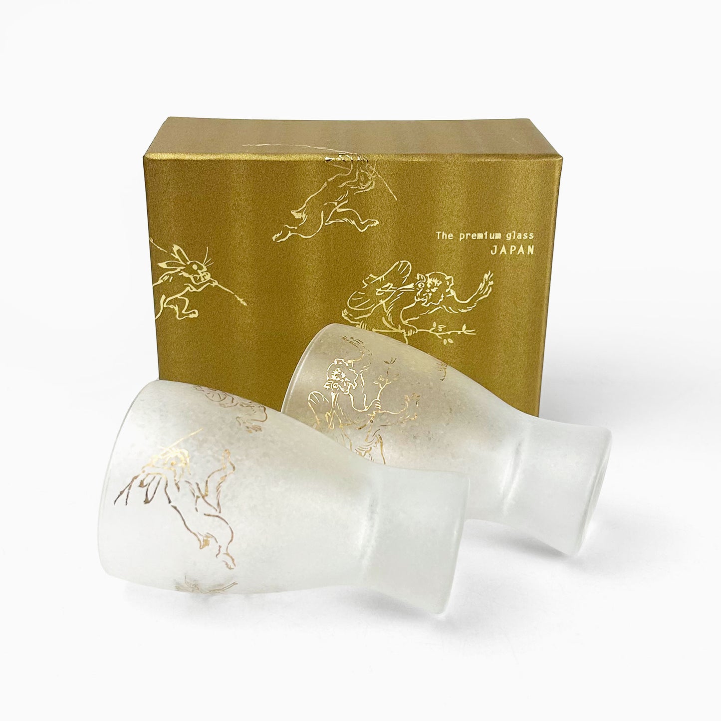 Pair Sake Glass Chojyugiga