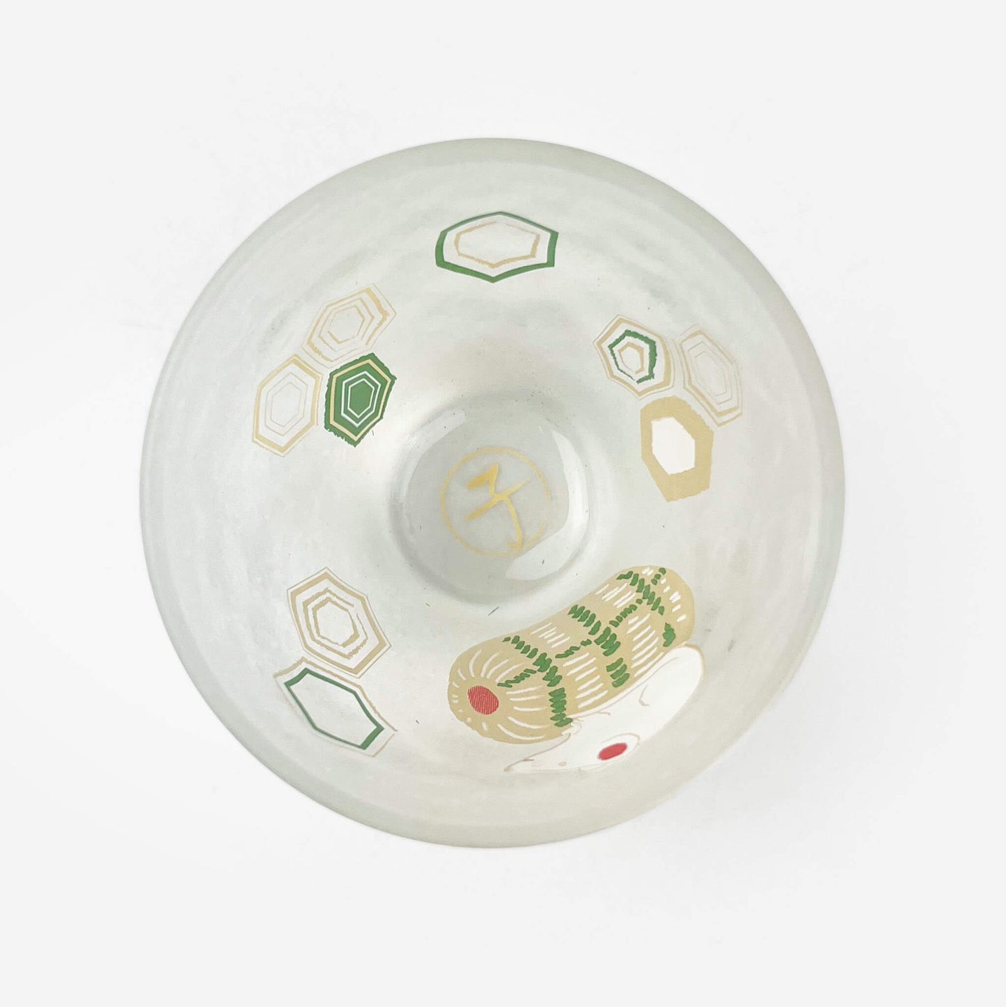 Glass Sake Cup Eto - Rat (2.5oz)