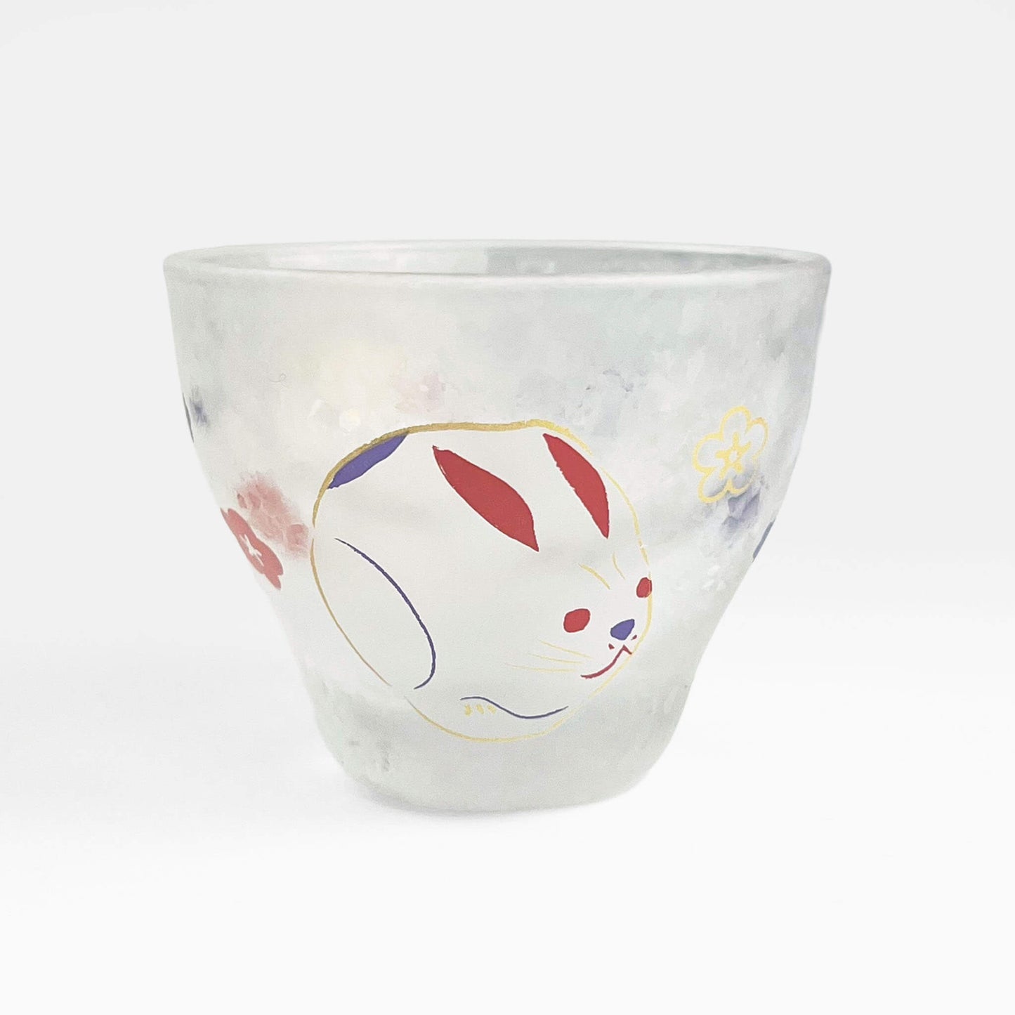 Glass Sake Cup Eto - Rabbit (2.5oz)